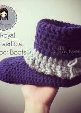 Little Mee Creations -  Doris Yu  - Royal Convertable Booties Free
