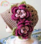 Boutique Pink Designs - Julie C Bueno - My Magenta Garden Cloche