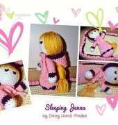 Daisy Hand Mades -Elizabeth Burk - Sleeping Jenna Doll - Free
