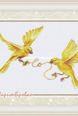 A Pair of Canaries by Maria Brovko