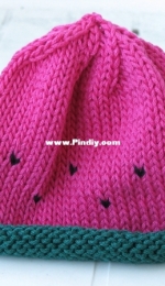 watermelon cap by Michele Bernstein-Free