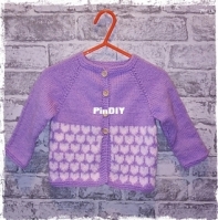 Love Hearts Cardigan by Carolyn O Neill updated