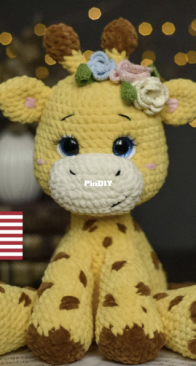 Provyazano / Alice Shop Toys - Viktoria Lazareva - Giraffe - Original English pattern