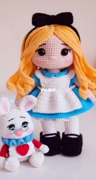 Kalu Crochet - Andry Pinzón - Alice and Rabbit - Alicia y Conejo- Spanish
