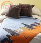 Lion Brand Yarn-New York City Skyline Afghan