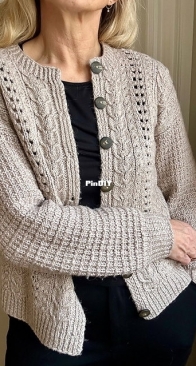 CoCo Swirl Cardigan by JoJo Knitwear