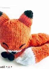 Sleepy Fox Amigurumi by Amanda Michelle/adorably kawaii