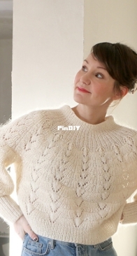 Fun Fan Blouse by Anna Enge - Pickles