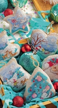 Magic Memories Ornaments by Maria Diaz from Cross Stitcher 325 PCS + XSD