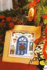 Christmas Door from Labores de Ana