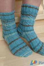 Djinni in a Bottle Socks by Cristi H. Brockway and Rosi Garmendia-Free