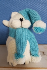 (Finished craft) Knitted Cat