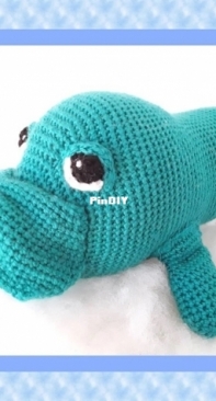 AixInCrochet - Aixa Rodriguez Avendaño - Charlie the Manatee  - English (US/UK) and Spanish
