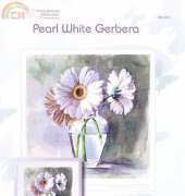 I Love Cross Stitch MK-001 - Pearl White Gerbera