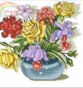 Cuadros 17 Jarron De Flores XSD+PCS