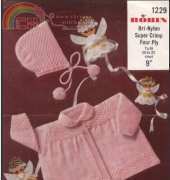 Robin 1229 - Matinee coat and bonnet