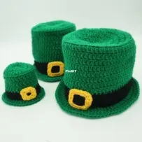 Stringy Ding Ding - Olive - All Sizes Leprechaun Hat - Free