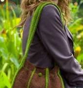 Coats & Clark - Red Heart WR2012 Felted Tuck Purse by Maggie Pace