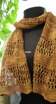 June is for Jag Scarf by Lorena Haldeman-Free