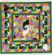 Pine Glen Designs XS-103 - Cats in the Garden