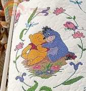 Winnie Pooh and Eeyore Blanket design