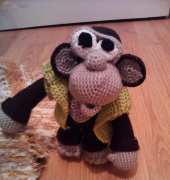 Monkey with shirt
