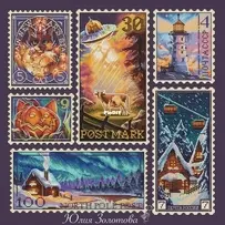 Postage Stamps by Julia Zolotova
