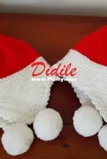 Santa babies twins hats