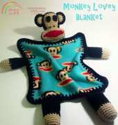 Yarn Artists Designs - Monkey Lovey Blanket - Free