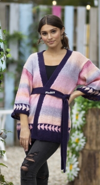 Slant Cardigan by Rachel Brockman