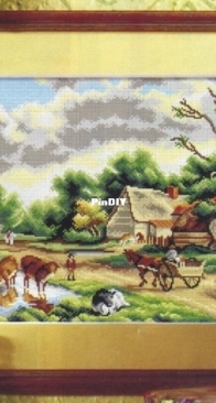 Anex-bis S2859 Countryside landscape by H. Milbourne XSD
