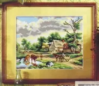Anex-bis S2859 Countryside landscape by H. Milbourne XSD