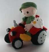Christel Krukkert - Farmer Teun with tractor - English