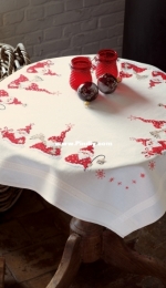 Vervaco PN-0146076 - Christmas Gnomes Napkin XSD