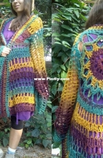 Earth Tricks - Lydia Viatoris -  Calyx Cardigan