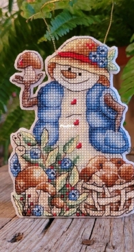 Snowman Borovik by ludmoin / Людмила Ойнонен