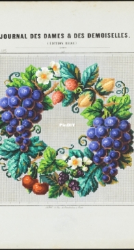 Journal des Dames & des Demoiselles Fruits Wreath