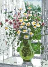 Zolotoe Runo SM-009 window morning flowers xsd + pcs