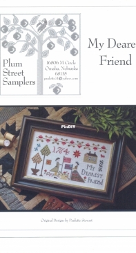 Plum Street Samplers - My Dearest Friend