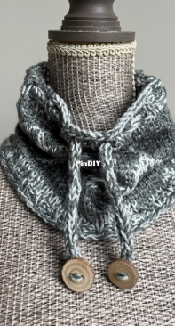Convertible Biking Cowl by Cris Dvic-Free