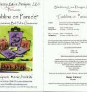 Blackberry Lane Designs - Goblins On Parade