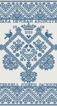 Modern Folk Embroidery - The Crowned Heart A Wedding Sampler  XSD+PCS