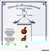 Liebevolle Kreuzstichentwürfe LKE B-169-11 Apfel