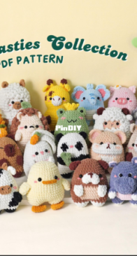 Kein Maker - Kein T. - 28in1 Tiny Beasties Collection: Cuddly Wild bunch, Cuddly Farmyard friends