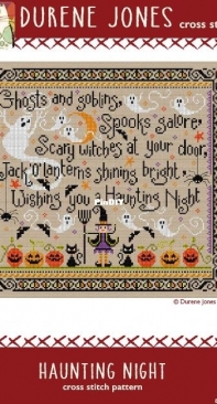 Durene Jones Cross Stitch DJXS2291 - Haunting Night