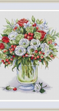 Scarlet Bouquet by Alla Erokhova XSD