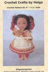 Crochet Crafts by Helga - Helga Kraft - PPS13 - Gingerbread Girl