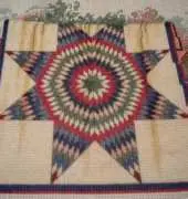 My Paula Vaughn Star of Bethlehem Quilt :)