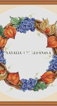 Wreath With Physalis by Natalia Cherepanova