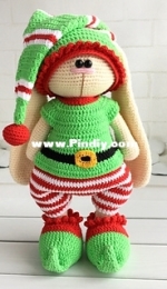 Knittoypatterns - Natalya Solovjeva - Natalia Solovieva - Elf Outfit